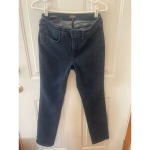 YDJ Sheri Slim Jeans Size 6 Dark Wash Lift Tuck Stretch